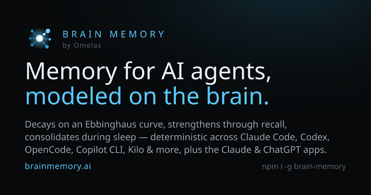 Brain Memory — Memory for AI Agents
